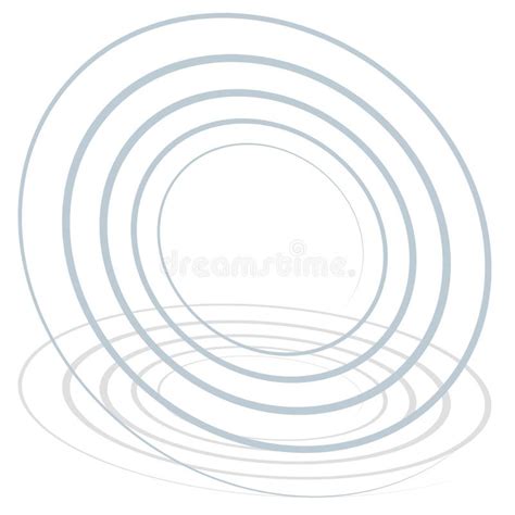 Spiralwirbel Und Wirbelnder Vektorkonstruktionsteil Vektor Abbildung