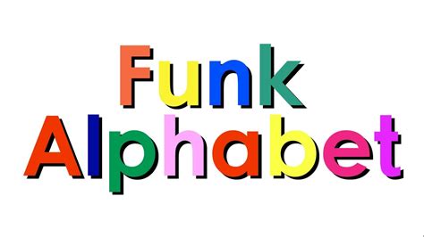 Xara S Animation Funk Alphabet YouTube