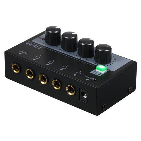 Carevas Audio Input Splitter Audio Amplifier Metal Stereo Amps