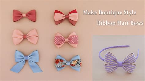 Hair Accessory Making For Beginners Make Boutique Style Ribbon Hair