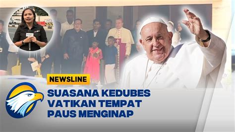 Update Suasana Sekitar Kedubes Vatikan Tempat Paus Fransiskus Menginap