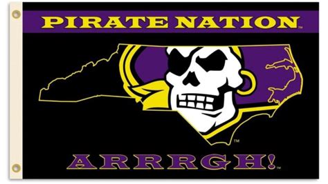 East Carolina Pirates ECU NATION Premium 3x5 Flag W Grommets Banner