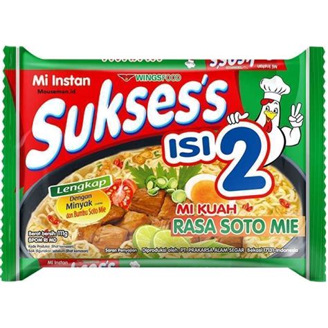 jual mi instan mie sukses isi  instant mi kuah rasa soto mie gr