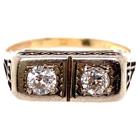 Art Deco Stone Diamond Ring Ct Old European Cut Original S