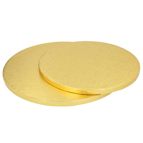 Cakeboard Rund 25cm Gold Cake Masters 12 Mm