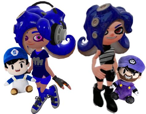 Elle And Her Smg4 Plush Eiya And Her Smg3 Plush By Noe0123 On Deviantart
