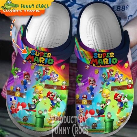 Super Mario Baseball Crocs Mario Gifts Discover Comfort And Style