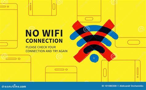 Wifi Bad Connection Problem Icon Lost Network Wifi Error Internet