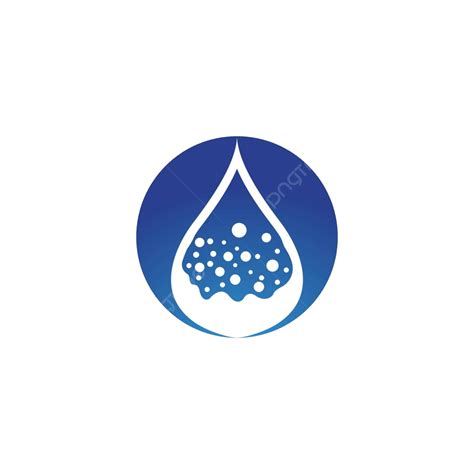 Plantilla De Logotipo De Gota De Agua Entorno De Casa De Tecnología Vectorial Vector Png