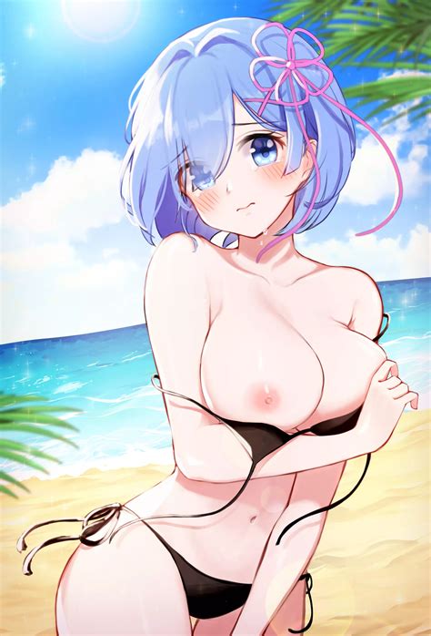Rem On The Beach Re Zero Nudes Hentai NUDE PICS ORG