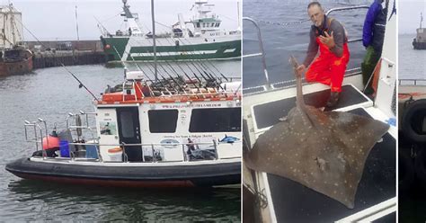 Scottish Angler Catches Worlds Biggest Ever Skate Fish And You Wont