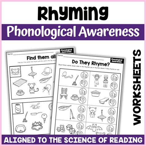 Phonological Awareness Worksheet Bundle Mrs Moes Modifications