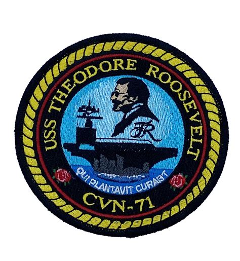 USS Theodore Roosevelt (CVN-71) Plaque - Squadron Nostalgia