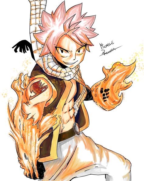 Fairy Tail Natsu Michele Pallotta Illustrations Art Street