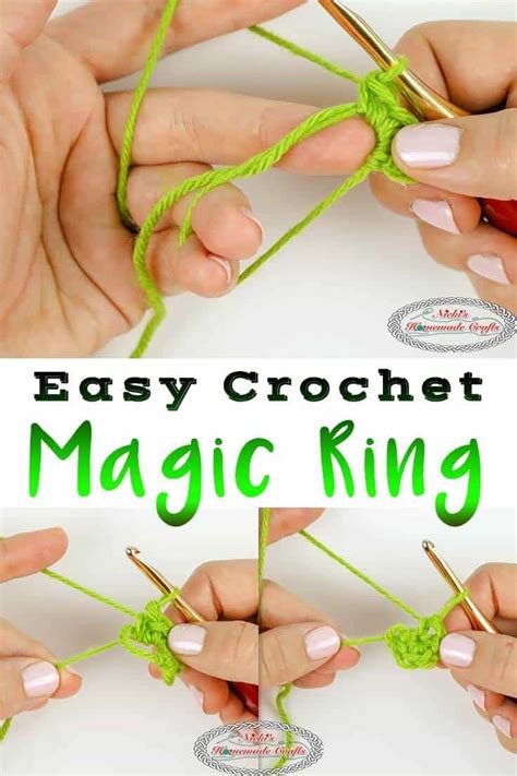 Easy Crochet Magic Circle Magic Ring Tutorial Nickis Homemade Crafts