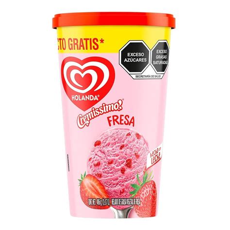 Helado Holanda Sabor Fresa 1 17 L Walmart