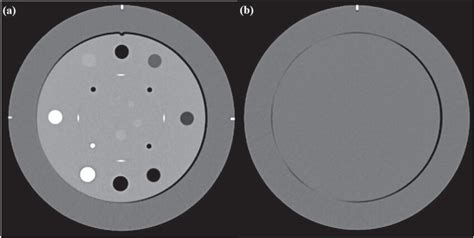 Axial Slice Of The Catphan 600 Phantom Showing The Phantom Sections Download Scientific