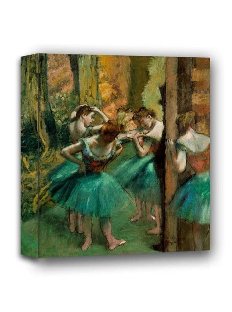 Dancers Pink and Green Edgar Degas obraz na płótnie 40x60 cm