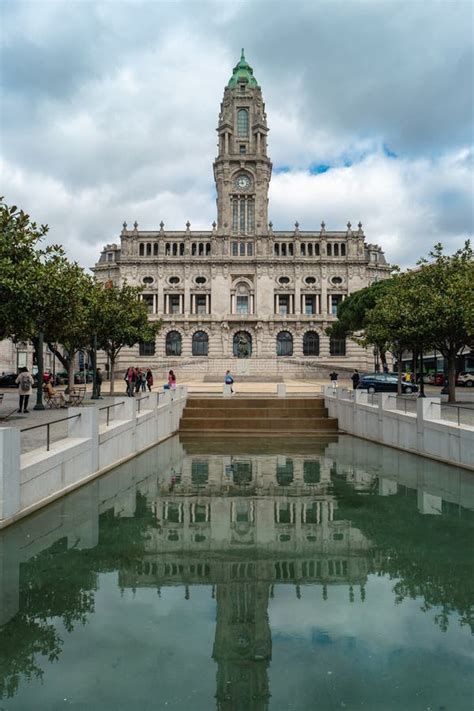 Porto Portugal Circa March Porto City Hall On Avenida Dos