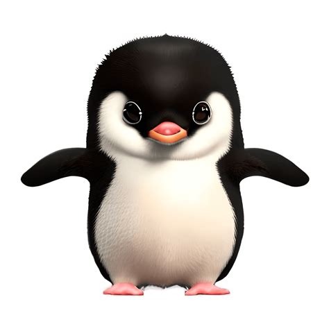 Super Adorable Cute Dancing Baby Pinguin Nuersery Art Creative Fabrica