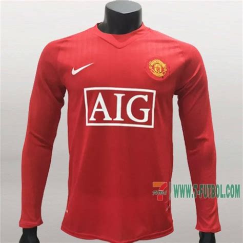 Mejores Clasicas Camisetas Futbol Manchester United Retro Manga Larga