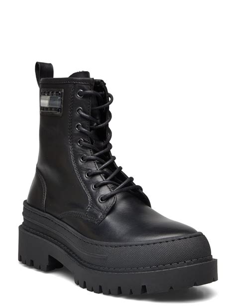 Tommy Hilfiger Tjw Foxing Lace Up Leather Boot Bottines Boozt