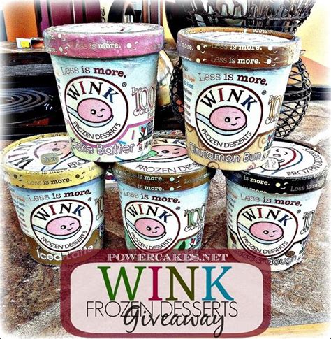 WINK Frozen Desserts Review Giveaway Frozen Desserts Desserts Frozen