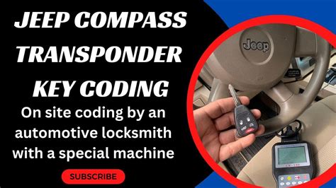 Jeep Compass Transponder Key Coding How To Program A Jeep Compass