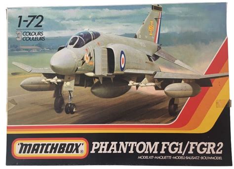 Matchbox Mcdonnell Phantom Fg1 Model Kit Fighter Jet Airplane Vintage