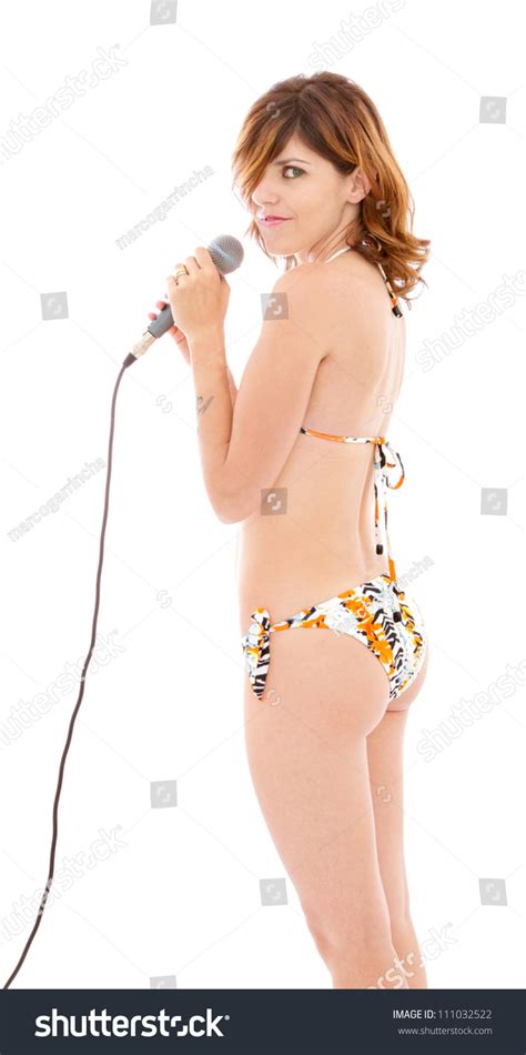 Singer Bikini Concert Stock Photo Shutterstock