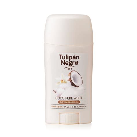 Desodorante Tulipan Negro Deo Stick Coco Pure White 50 Ml