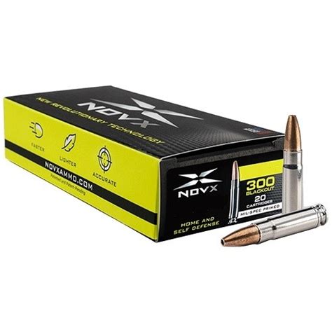 Novx Pentagon Tactical Defense 300 Blackout 125 Gr Monolithic Copper
