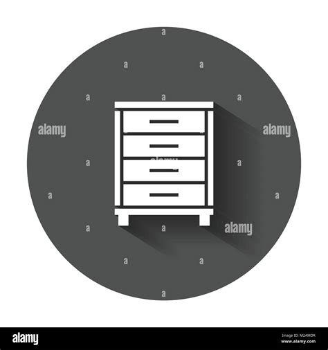 Cupboard Icon Modern Flat Pictogram For Business Marketing Internet