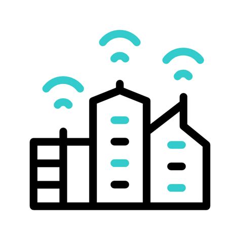 Smart Building Animated Icon Free Technology Animated Icon