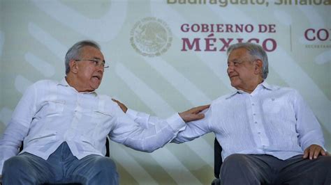 Amlo Felicita A Rocha Moya Por Resultados En Seguridad P Blica Enrique