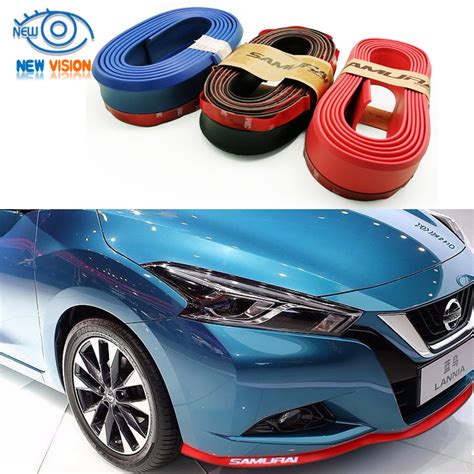 Flexible Samurai Rubber Front Lip Skirt Guard Front Side Skirt Car