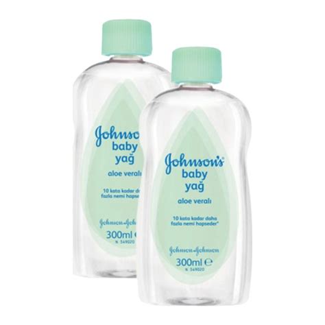 Johnsons Baby Yağ Aloe Vera 300 ml x 2 Adet Fiyatı