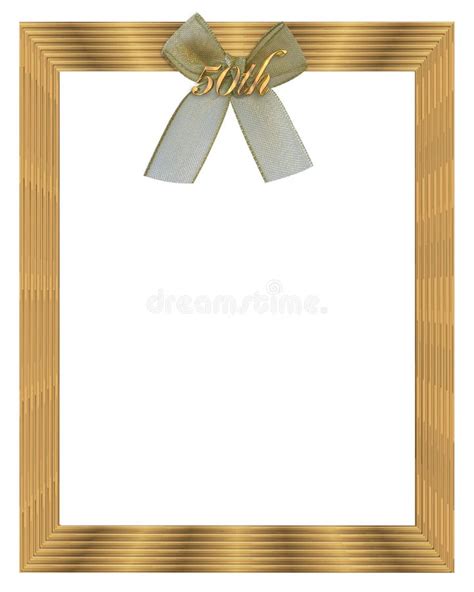 50th Wedding Anniversary Border Clip Art