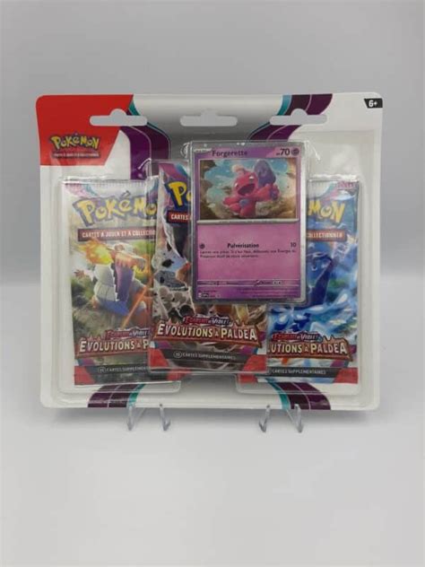 Tripack Scellé Sous Blister De 3 Booster Pokémon Evolution à Paldea