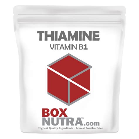 Thiamine (As Thiamine Hydrochloride) 78% — BoxNutra