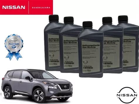 5 Litros De Anticongelante Original Nissan X trail 2021 2023 Envío gratis