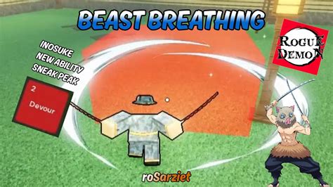 Beast Breathing Devour Ability Sneak Peak Rogue Demon Youtube