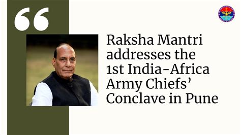 Raksha Mantri Addressing The St India Africa Army Chiefs Conclave In