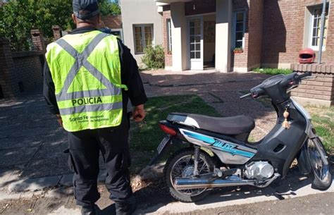 Emilia Policía de Seguridad Vial trasladó una moto sin documentación