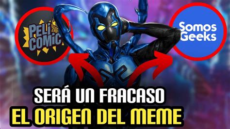 el epico origen del meme de bluebeetle podrá convertirlo en un éxito