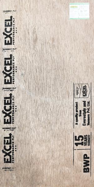 Excel Bwp Grade 8 Ft X 4 Ft Plywood 4 Mm