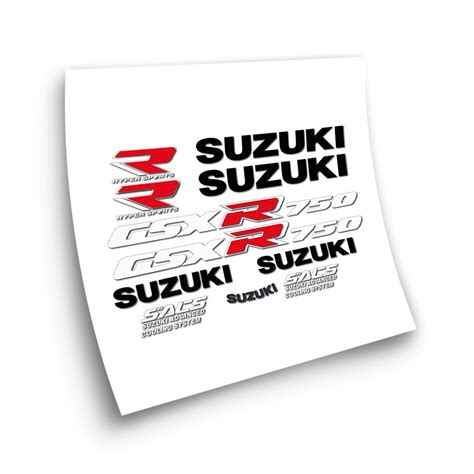 Adesivi Per Motociclette Suzuki GSXR 750 Anno 1990 Star Sam