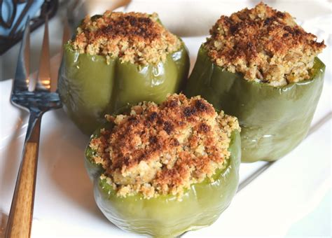 Cajun Stuffed Bell Peppers Seafood