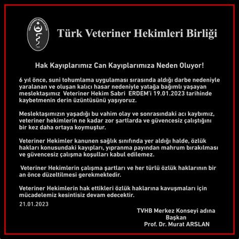 Hak Kayıplarımız Can Kayıplarımıza Neden Oluyor Türk Veteriner