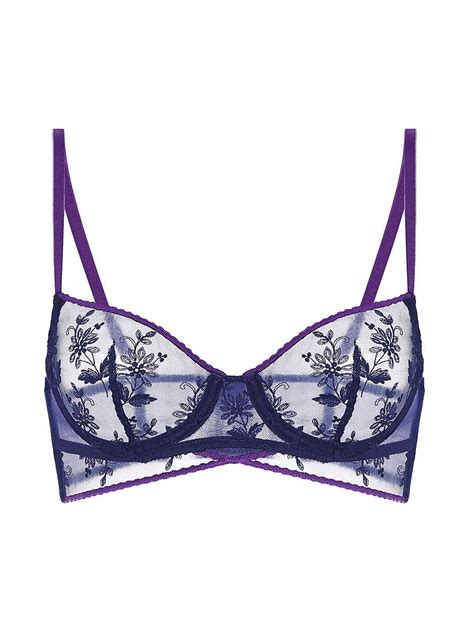 Simone Perele Adele Demi Cup Bra In Blue Lyst